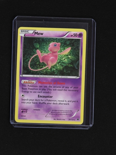2016 Pokémon XY Fates Collide #29 Mew — front