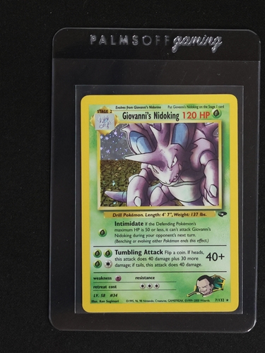 2000 Pokémon Gym Challenge #7 Giovanni's Nidoking — front
