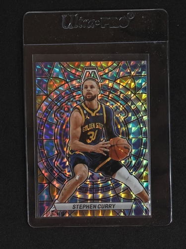 2021 Panini Mosaic Stephen Curry Stained Glass — front