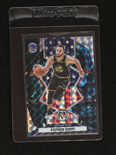 2021-22 Panini Mosaic National Pride #247 Stephen Curry — front