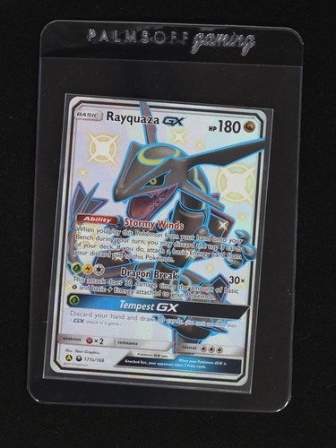 2019 Pokémon TCG #177a Rayquaza GX — front