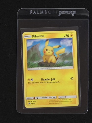 2019 Pokémon SM Promo #SM183 Pikachu — front