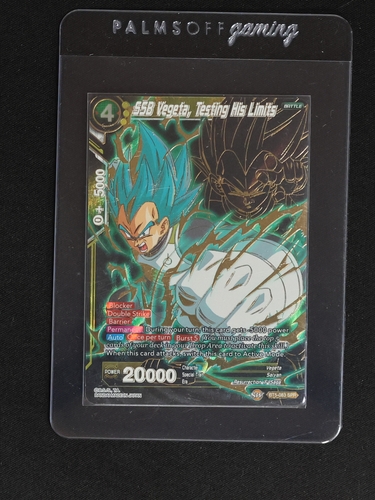 Dragon Ball Super BT5-083 SSB Vegeta, Testing His Limits — front