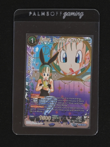 Dragon Ball Super Three Glorious Fighters Bulma, Opening Chapter SCR BT30-149 — front