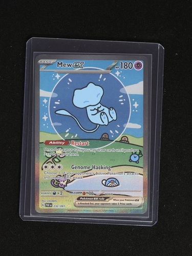 2023 Pokémon TCG Paldean Fates #232 Mew ex — front