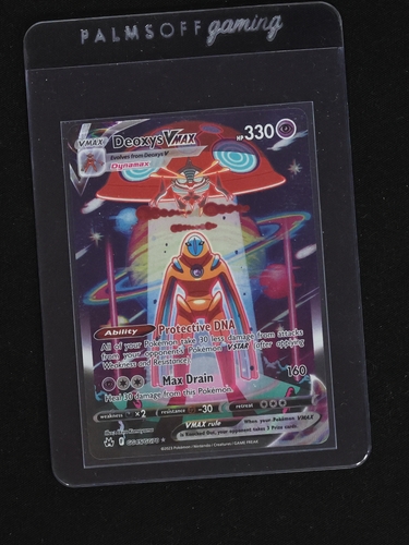 2023 Pokemon Crown Zenith Galarian Gallery #GG45 Deoxys VMAX — front