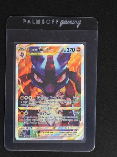 2022 Pokémon TCG Sword & Shield #SWSH291 Lucario VSTAR — front