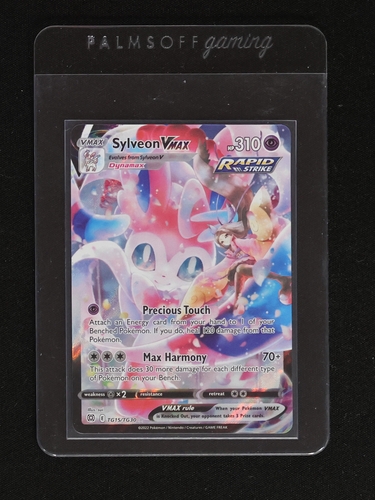 2022 Pokémon TCG Sylveon VMAX #TG15 Brilliant Stars — front