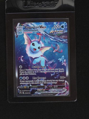 2021 Pokémon TCG Vaporeon VMAX #SWSH182 — front