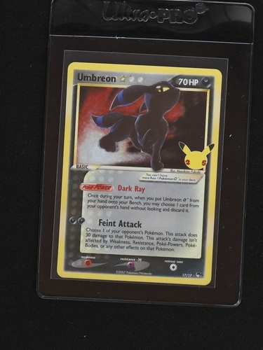 2021 Pokémon TCG Umbreon Star Celebrations Classic Collection #17 — front