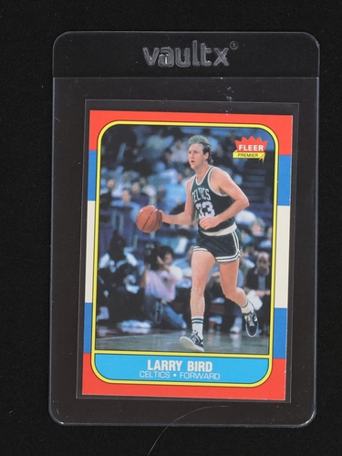 1986-87 Fleer #9 Larry Bird — front