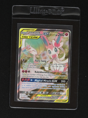2019 Pokémon TCG Unbroken Bonds #130 Gardevoir & Sylveon GX — front