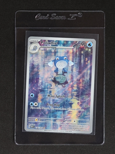2023 Pokémon Scarlet & Violet 151 #176 Poliwhirl Illustration Rare Holo — front