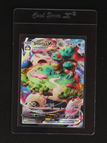 2020 Pokémon TCG Sword & Shield #142 Snorlax VMAX — front