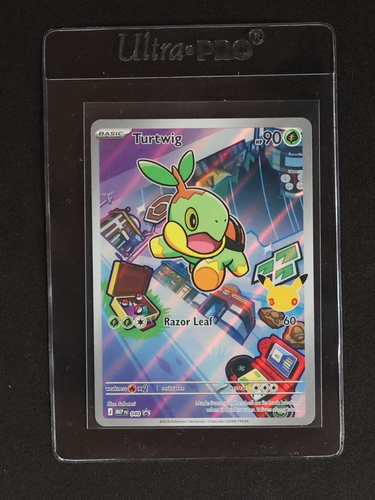 2026 Pokémon TCG 30th Anniversary #040 Turtwig First Partner Illustration Promo — front