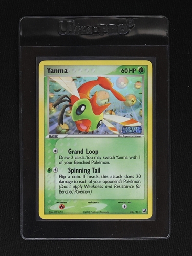 2005 Pokémon EX Unseen Forces #50 Yanma — front