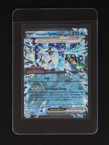 2024 Pokémon Twilight Masquerade #64/167 Wellspring Mask Ogerpon ex — front