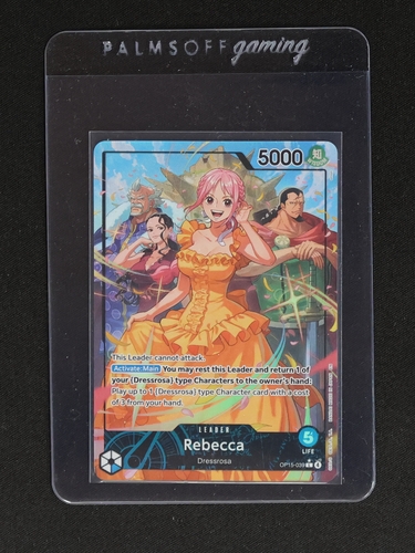 One Piece TCG OP15-039 Rebecca (Alternate Art) — front