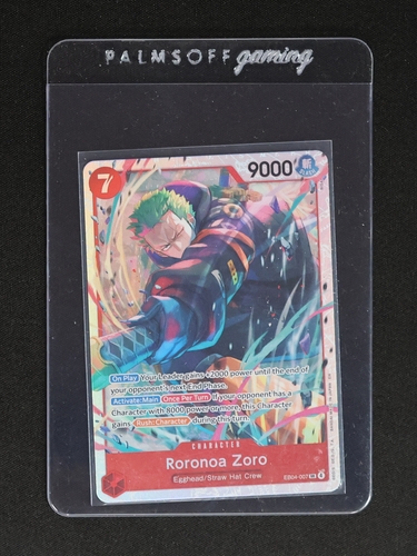 2026 One Piece Card Game EB04-007 Roronoa Zoro — front