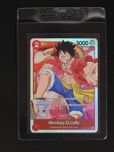 2022 One Piece Card Game OP01-024 Monkey.D.Luffy — front