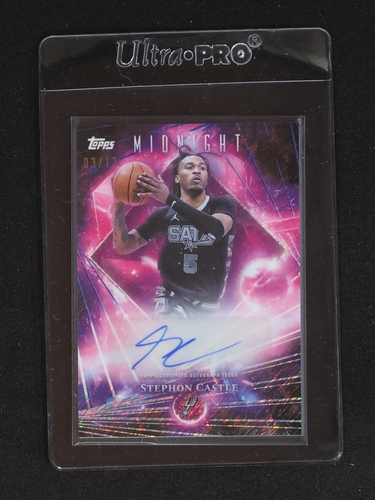 2025-26 Topps Midnight #42 Stephon Castle — front